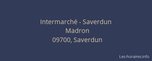 Intermarché - Saverdun