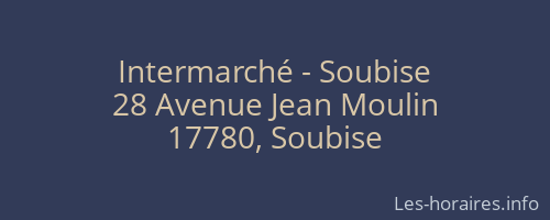 Intermarché - Soubise