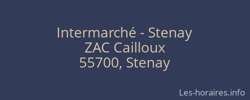 Intermarché - Stenay