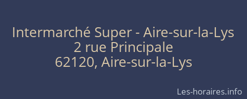 Intermarché Super - Aire-sur-la-Lys