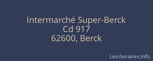 Intermarché Super-Berck