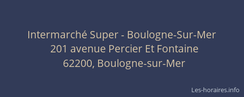 Intermarché Super - Boulogne-Sur-Mer