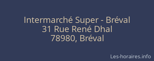Intermarché Super - Bréval
