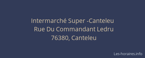 Intermarché Super -Canteleu