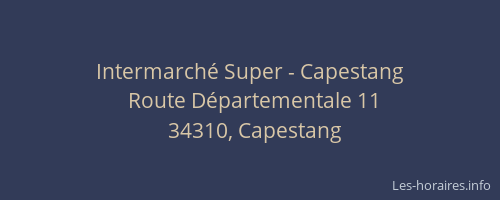 Intermarché Super - Capestang