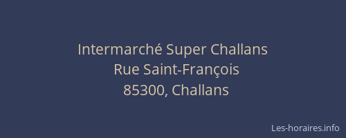 Intermarché Super Challans