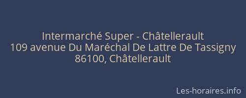 Intermarché Super - Châtellerault