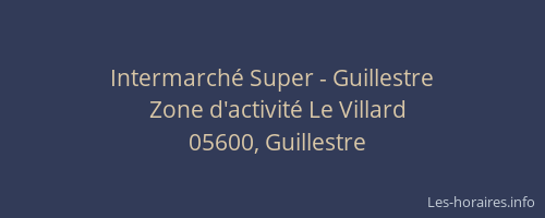 Intermarché Super - Guillestre