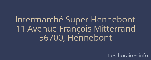Intermarché Super Hennebont