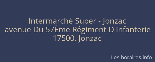 Intermarché Super - Jonzac