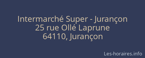 Intermarché Super - Jurançon