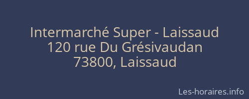 Intermarché Super - Laissaud