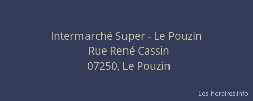 Intermarché Super - Le Pouzin