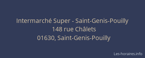 Intermarché Super - Saint-Genis-Pouilly