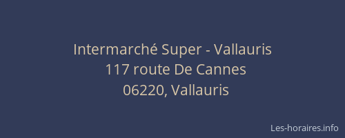 Intermarché Super - Vallauris