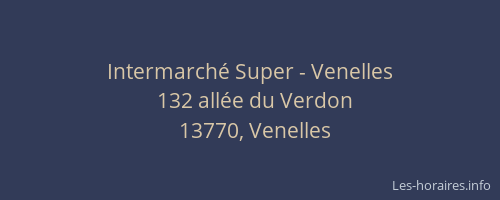 Intermarché Super - Venelles