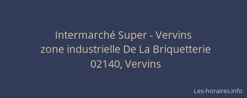 Intermarché Super - Vervins