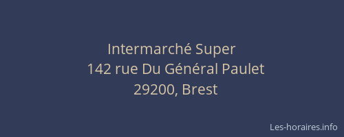 Intermarché Super