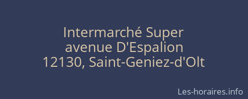 Intermarché Super