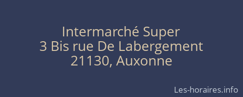 Intermarché Super