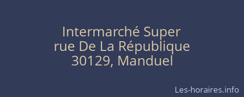 Intermarché Super