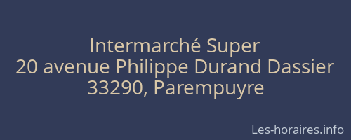 Intermarché Super