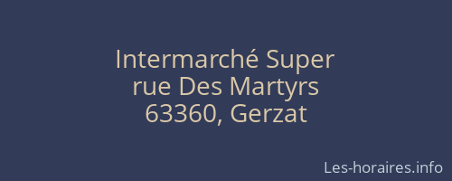 Intermarché Super