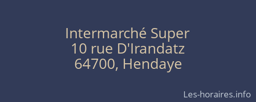 Intermarché Super