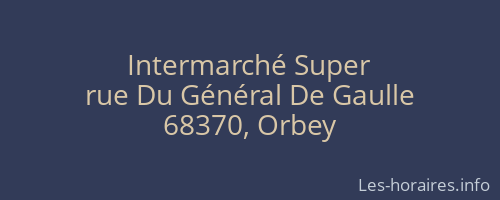 Intermarché Super