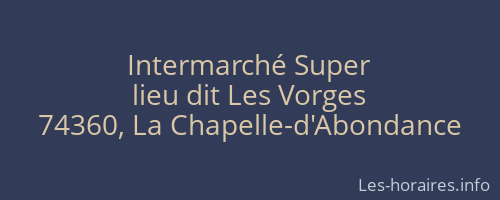 Intermarché Super