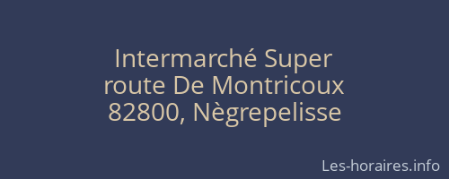 Intermarché Super