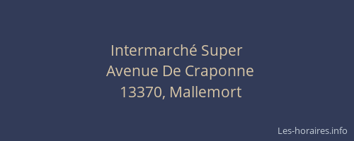 Intermarché Super