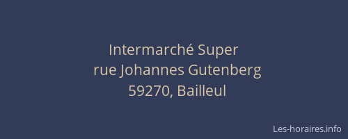 Intermarché Super