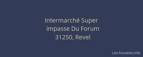 Intermarché Super