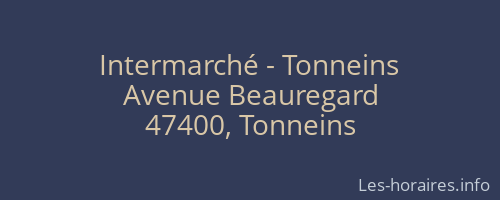 Intermarché - Tonneins