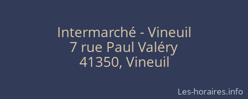 Intermarché - Vineuil