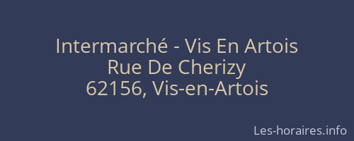 Intermarché - Vis En Artois