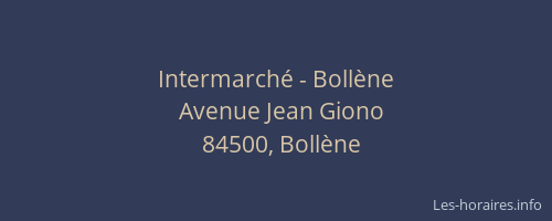 Intermarché - Bollène