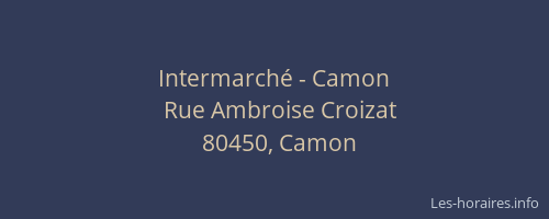 Intermarché - Camon