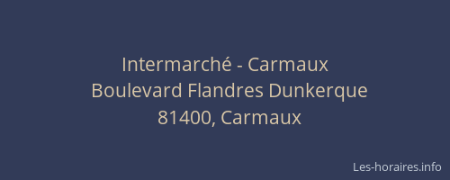 Intermarché - Carmaux