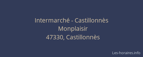 Intermarché - Castillonnès
