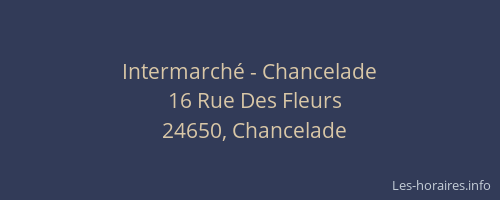 Intermarch&eacute; - Chancelade