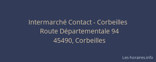 Intermarché Contact - Corbeilles