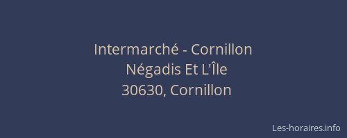 Intermarché - Cornillon