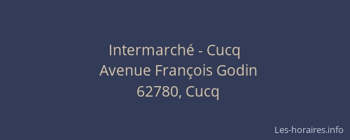 Intermarch&eacute; - Cucq