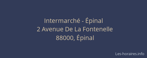 Intermarché - Épinal