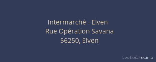 Intermarché - Elven