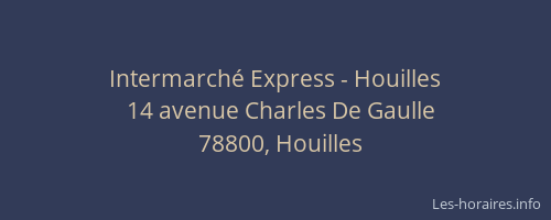 Intermarché Express - Houilles