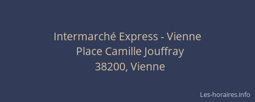 Intermarché Express - Vienne