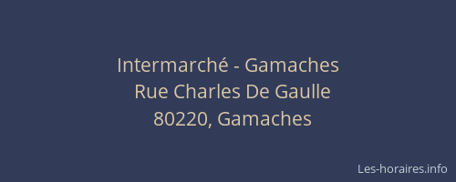 Intermarché - Gamaches